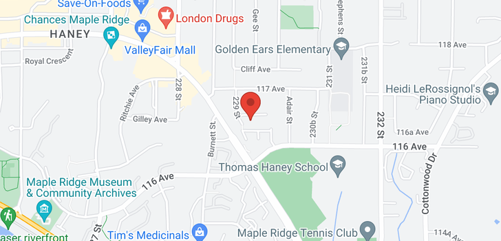 map of 22942 GILLEY AVENUE